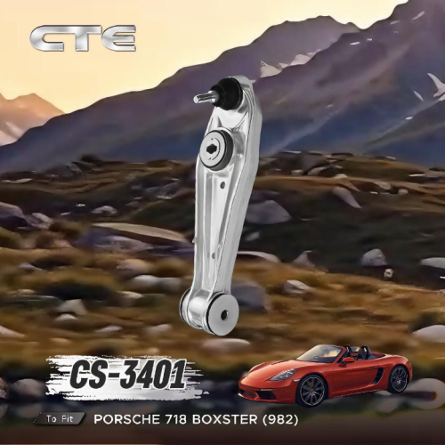 Porsche 718 Boxster 避震底盤異音與前軸控制臂升級